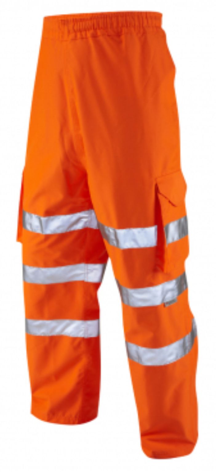 Leo Instow ISO 20471 Class 1 Breathable Executive Cargo Overtrou  Leo Instow ISO 20471 Class 1 Breathable Executive Cargo Overtrou